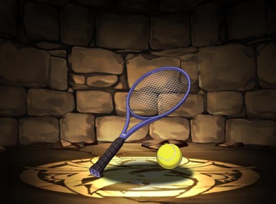 観月のテニスラケット