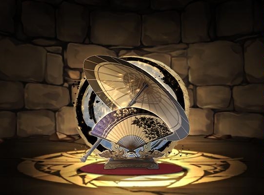 迎春の扇子と和傘