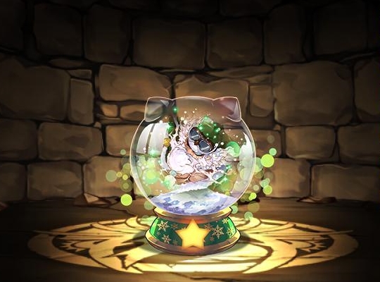 大忙しのサンタゼウス・ディオスのスノードーム