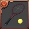 鬼のテニスラケット